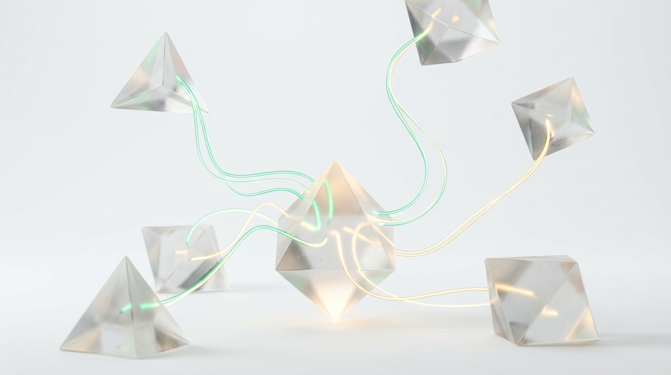 3D Glass Nodes and Neural AI Stream